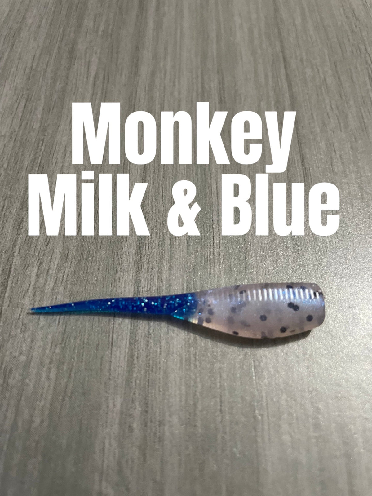 Shad Body - Monkey Milk & Blue | Crappie Baits – Livin' the Dream ...