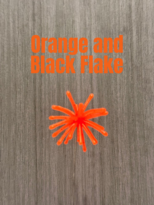 Orange & Black Flake Urchin Crappie Bair : 5-Pack — additional product photo