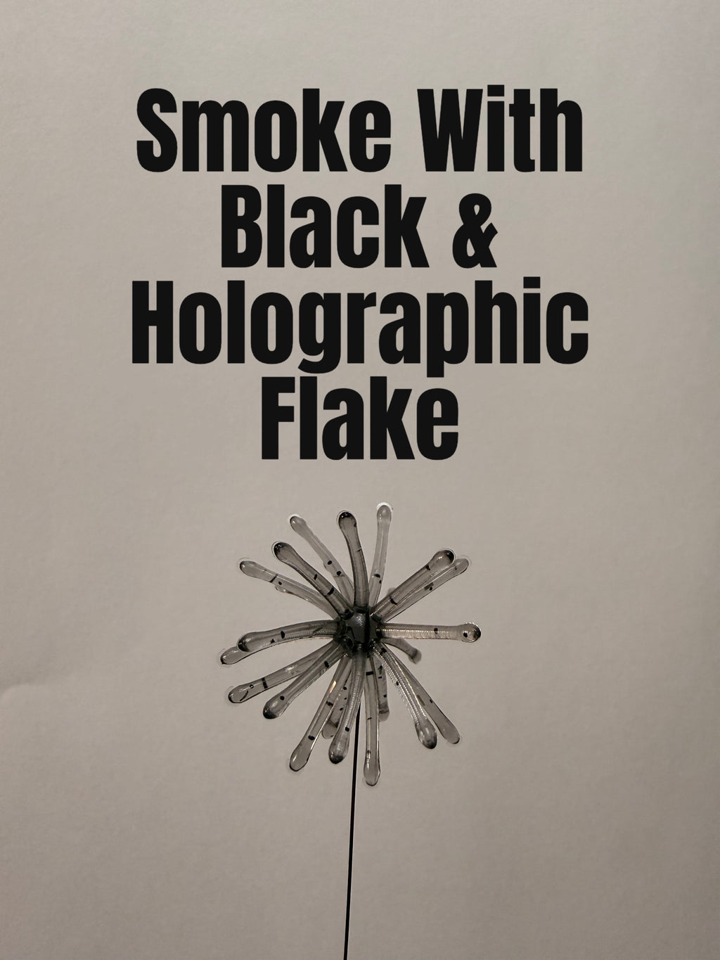 The Urchin — Smoke with Black & Holographic Flake — 5-Pack Jar — additional product photo