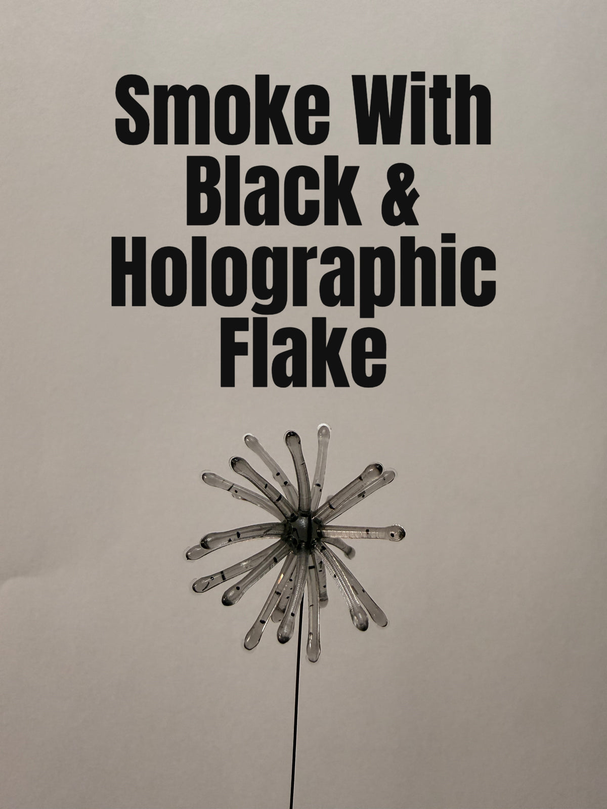 The Urchin — Smoke with Black & Holographic Flake — 5-Pack Jar — additional product photo